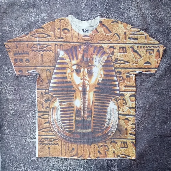 Gildan Pharaoh Graphic T-Shirt AOP - Picture 4 of 6